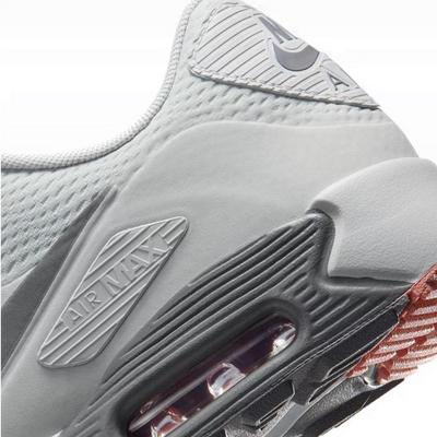 Nike Air Max 90 G Golf Shoes - Photon Dust/Pencil Point/Red Stardust - thumbnail image 7