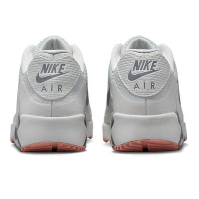 Nike Air Max 90 G Golf Shoes - Photon Dust/Pencil Point/Red Stardust - thumbnail image 5