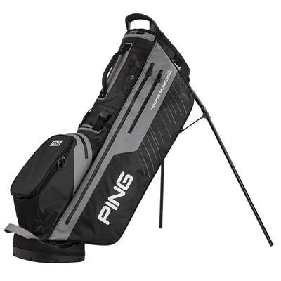 Ping Hoofer Monsoon 231 Waterproof Golf Stand Bag - Black/Iron Grey - thumbnail image 1