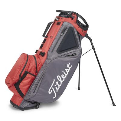 Titleist Hybrid 14 StaDry Golf Stand Bag - Dark Red/Graphite