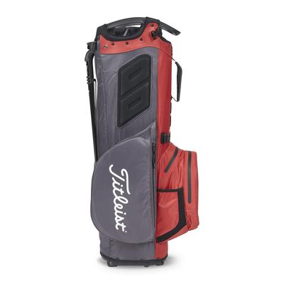 Titleist Hybrid 14 StaDry Golf Stand Bag - Dark Red/Graphite - thumbnail image 2