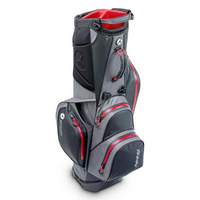 Motocaddy HydroFLEX Golf Trolley/Stand Bag 2024 - Charcoal/Red - thumbnail image 2