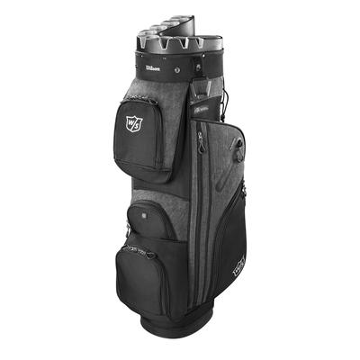 Wilson I-Lock 3 Organiser Golf Cart Bag - Black/Charcoal - thumbnail image 1