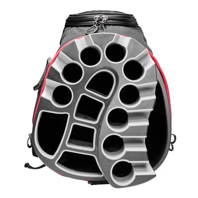 Wilson I-Lock 3 Organiser Golf Cart Bag - Black/Red - thumbnail image 2