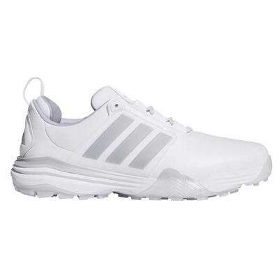 adidas Adipower Spikeless Golf Shoes - White/Silver Metallic/Halo Silver
