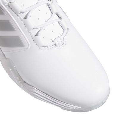 adidas Adipower Spikeless Golf Shoes - White/Silver Metallic/Halo Silver - thumbnail image 7