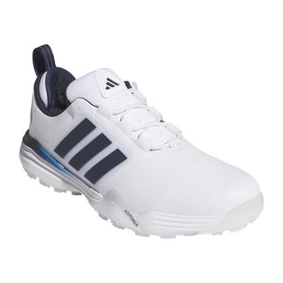 adidas Adipower Spikeless Golf Shoes - White/Collegiate Navy/Lucid Orange - thumbnail image 5