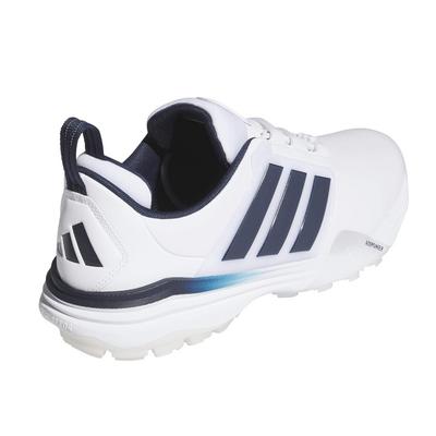 adidas Adipower Spikeless Golf Shoes - White/Collegiate Navy/Lucid Orange - thumbnail image 6