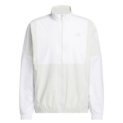 adidas Beyond the Course Windbreaker Golf Jacket - Orbit Grey/White