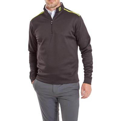 FootJoy Jersey Solid Chill-Out Golf Sweater - Black - thumbnail image 3