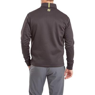 FootJoy Jersey Solid Chill-Out Golf Sweater - Black - thumbnail image 4