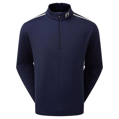 FootJoy Jersey Solid Chill-Out Golf Sweater - Navy - thumbnail image 1