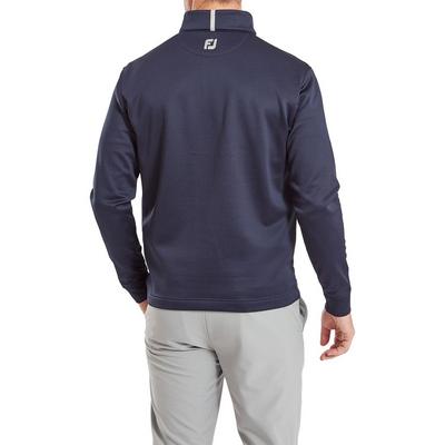 FootJoy Jersey Solid Chill-Out Golf Sweater - Navy - thumbnail image 4