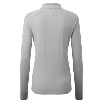 FootJoy Ladies Half-Zip Golf Midlayer Top - Grey - thumbnail image 2