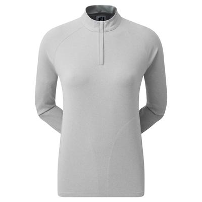 FootJoy Ladies Half-Zip Golf Midlayer Top - Grey - thumbnail image 1