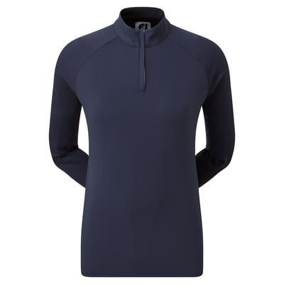 FootJoy Ladies Half-Zip Golf Midlayer Top - Navy - thumbnail image 1