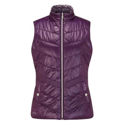 Ping Ladies Lola Reversible Insulated Golf Vest - Purple Plum - thumbnail image 1