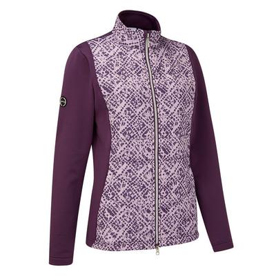 Ping Ladies Niki Full Zip Hybrid Golf Jacket - Purple Plum - thumbnail image 1