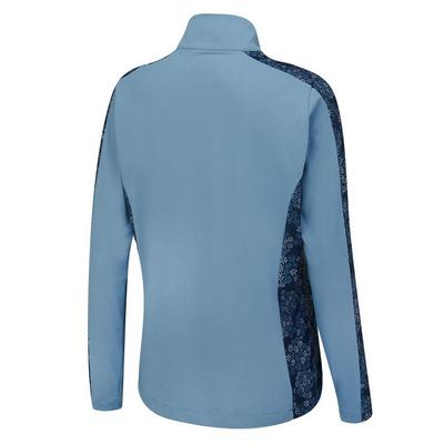 Ping Ladies Zenya Half Zip Golf Top - Stone Blue - thumbnail image 2