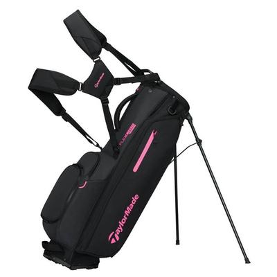 TaylorMade FlexTech Golf Stand Bag - Black/Neon Pink