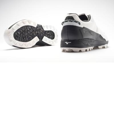 Mizuno MZU EN Golf Shoes - White/Black - thumbnail image 3