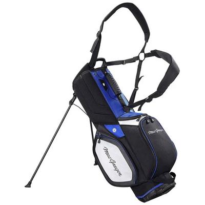 MacGregor Principal 9.5" Golf Stand Bag - Black/Blue - thumbnail image 2