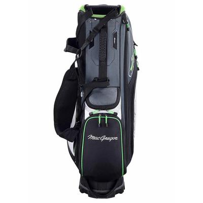 MacGregor Principal 9.5" Golf Stand Bag - Black/Grey/Green - thumbnail image 3