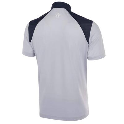 Galvin Green Mapping VENTIL8 Plus Golf Polo Shirt - Cool Grey/Navy - thumbnail image 2