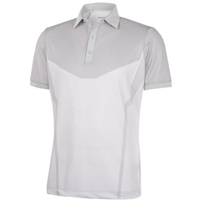 Galvin Green Mateus VENTIL8 PLUS Golf Polo Shirt - Cool Grey/Sharskin - thumbnail image 1