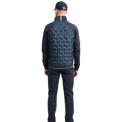 Abacus Mens Grove Hybrid Jacket - Navy/Harvest - thumbnail image 2