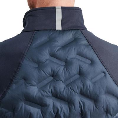 Abacus Mens Grove Hybrid Jacket - Navy/Harvest - thumbnail image 3