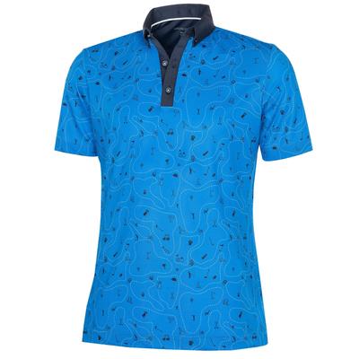 Galvin Green Miro VENTIL8 Plus Golf Polo Shirt - Blue/Navy