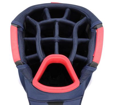 Mizuno BR-D4 Golf Cart Bag - Navy/Red - thumbnail image 3