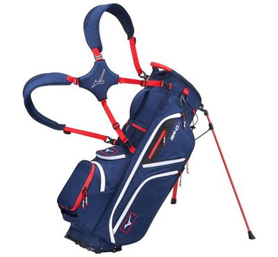 Mizuno BR-DX Golf Stand Bag - Navy/Red