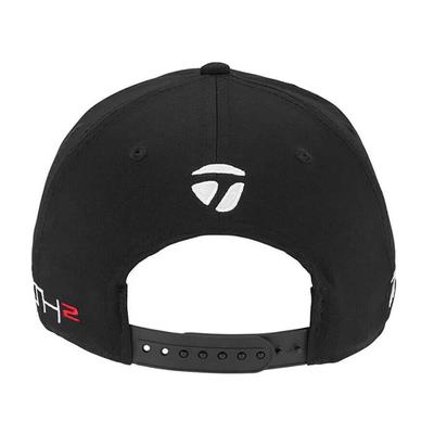 TaylorMade Tour Flat Bill Golf Cap - Black - thumbnail image 6