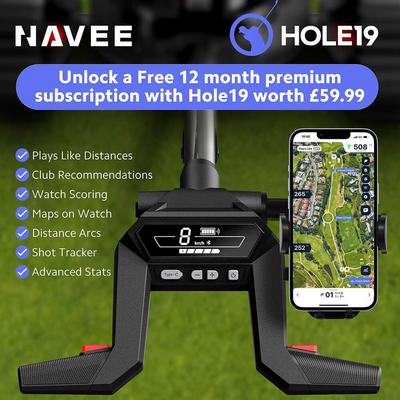 NAVEE Birdie 3 Electric Remote Golf Trolley - Extended Lithium - thumbnail image 13