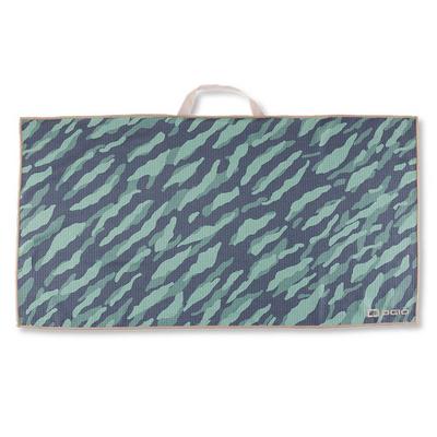 Ogio Players Golf Towel - Green Stripe Camo - thumbnail image 1