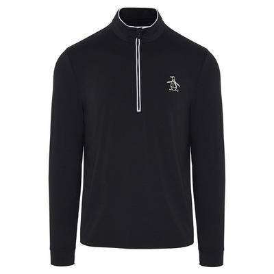 Original Penguin Performance Earl 1/4 Zip Golf Sweater - Caviar