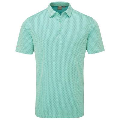 Ping Hershel Golf Polo Shirt - Green Bay Multi