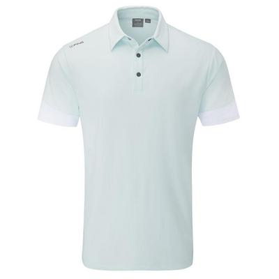 Ping Ty Golf Polo Shirt - Seaspray/White