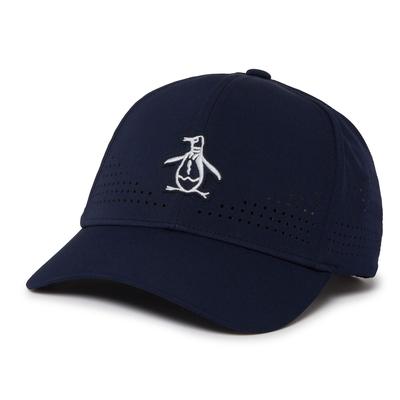 Original Penguin Perforated Golf Cap - Black Iris