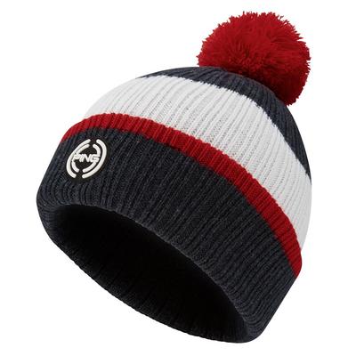 Ping Bassett SensorWarm Knit Bobble Hat - Navy Multi