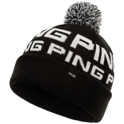 Ping Logo Bobble II Hat - Black - thumbnail image 2