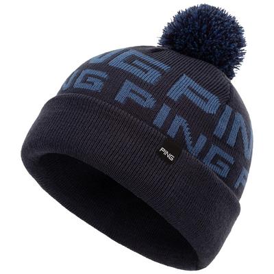 Ping Logo Bobble II Hat - Navy - thumbnail image 2