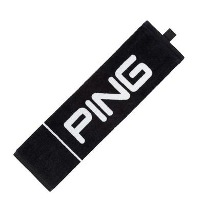 Ping Tri-Fold Towel Black - 2020