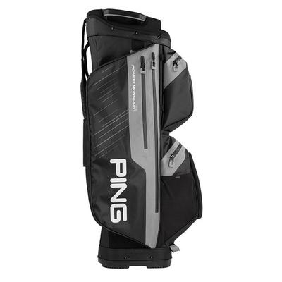 Ping Pioneer Monsoon 231 Waterproof Golf Cart Bag - Black/Iron Grey - thumbnail image 2