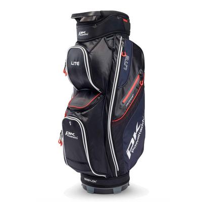 PowaKaddy Lite Golf Cart Bag - Black/White/Red