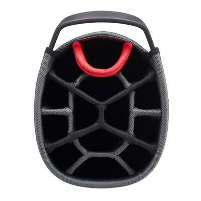 PowaKaddy Prem Tech Golf Cart Bag 2024 - Gun Metal/Red - thumbnail image 4