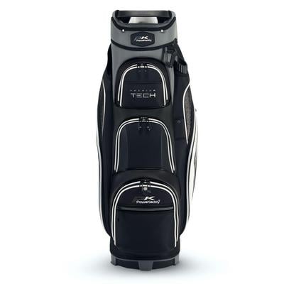 PowaKaddy Prem Tech Golf Cart Bag 2024 - Gun Metal/White - thumbnail image 2