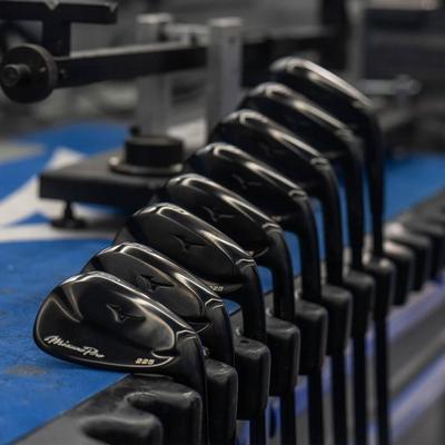 Mizuno Pro 225 Black Edition Golf Irons - Steel - thumbnail image 8